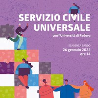Servizio Civile Universale - Nuova scadenza 9 marzo 2022 ore 14.00